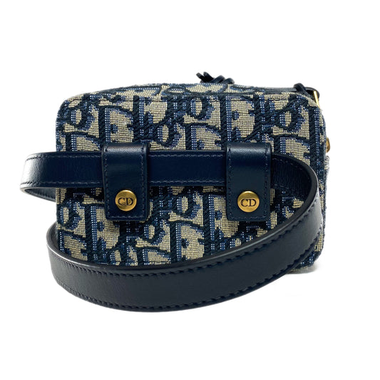 Dior Navy Oblique Belt Pouch