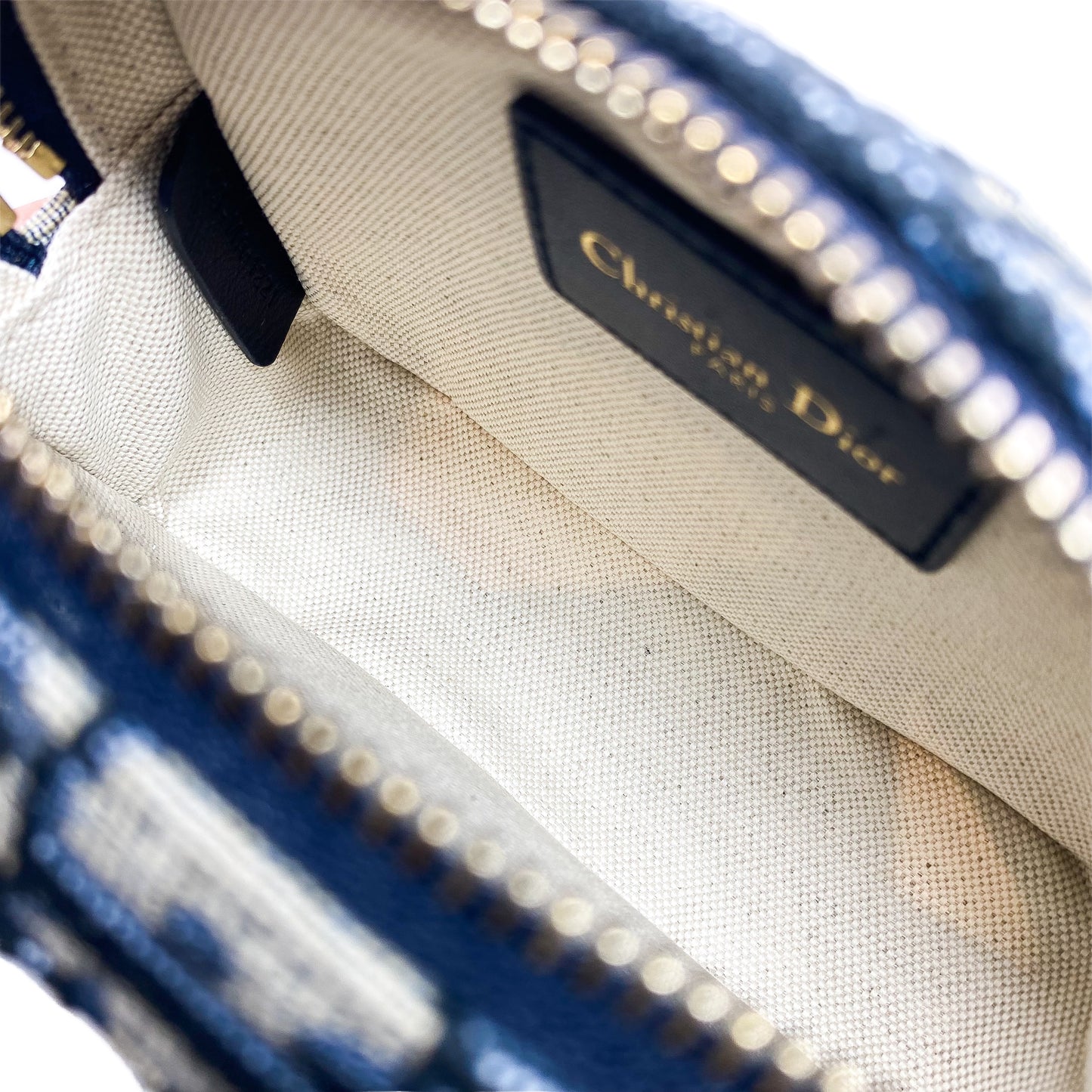 Dior Navy Oblique Belt Pouch