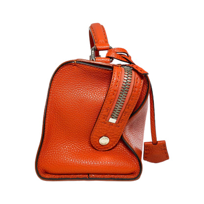 Fendi Dark Orange Lei Boston Tote