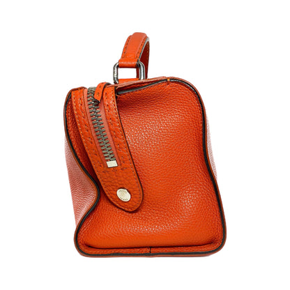 Fendi Dark Orange Lei Boston Tote