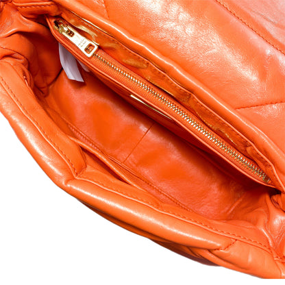 Prada Quilted Orange Nappa Shoulder Bag