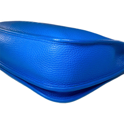 Hermes Evelyne III PM Bleu Hydra Clemence Palladium Hardware