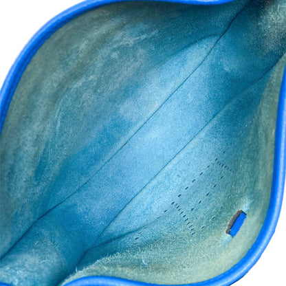 Hermes Evelyne III PM Bleu Hydra Clemence Palladium Hardware