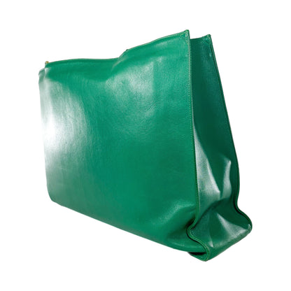 Chanel Green Jumbo XL Timeless Shopping Tote