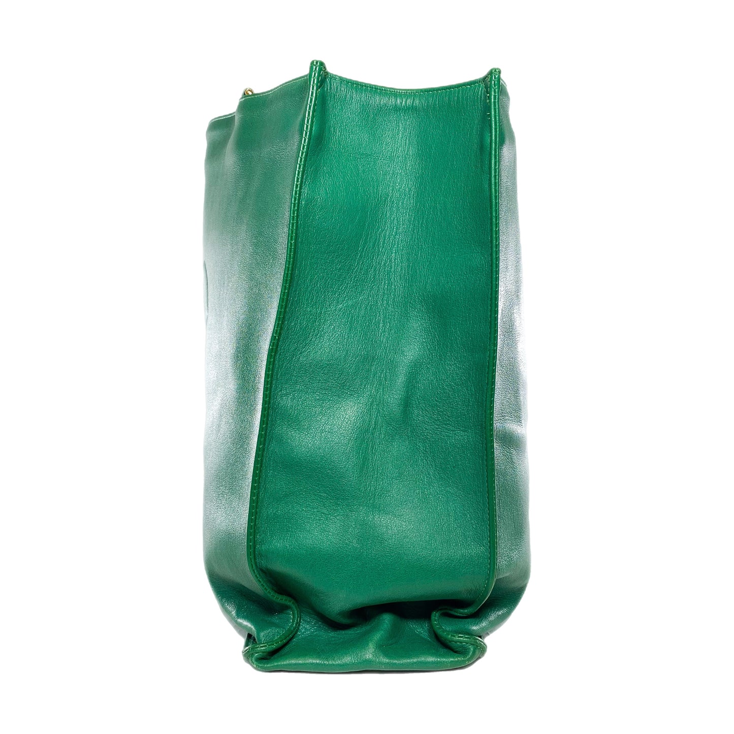 Chanel Green Jumbo XL Timeless Shopping Tote