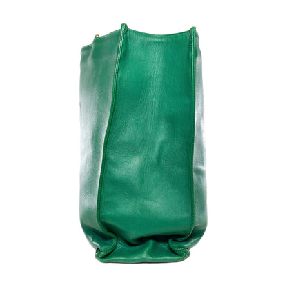 Chanel Green Jumbo XL Timeless Shopping Tote