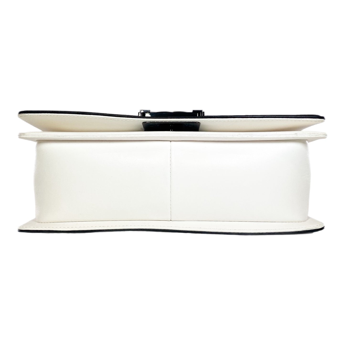 Chanel Black and White Geometric New Medium Boy Bag