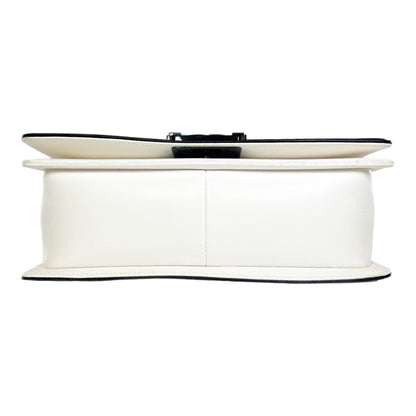 Chanel Black and White Geometric New Medium Boy Bag