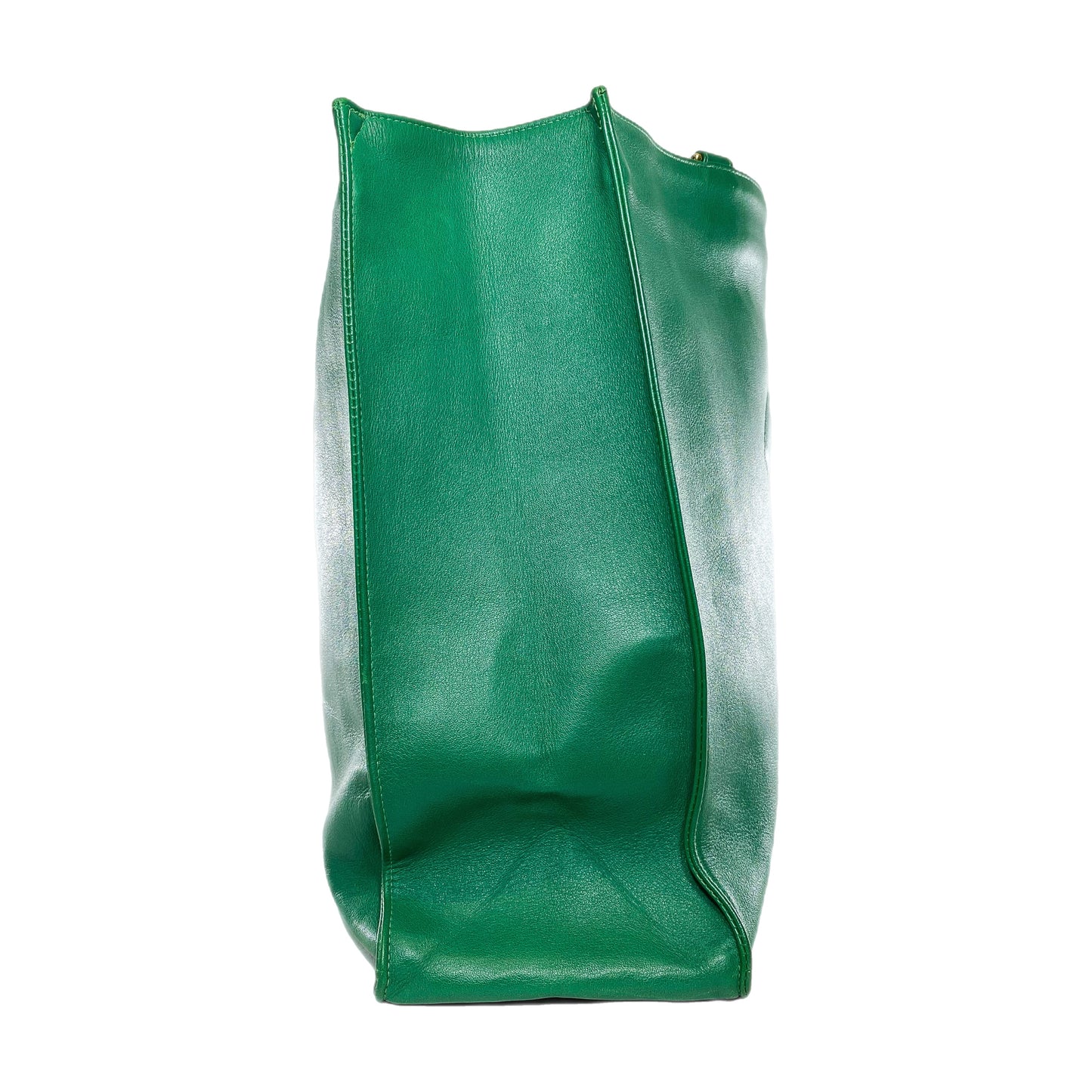 Chanel Green Jumbo XL Timeless Shopping Tote