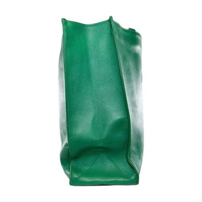 Chanel Green Jumbo XL Timeless Shopping Tote