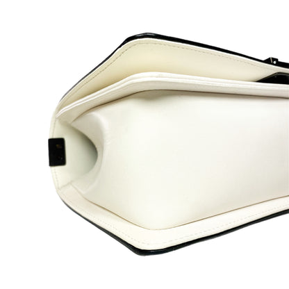 Chanel Black and White Geometric New Medium Boy Bag