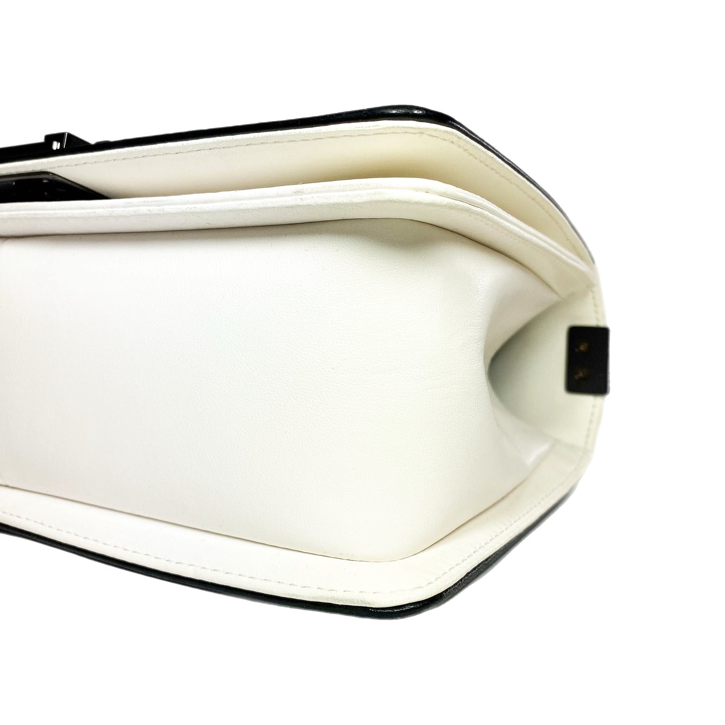 Chanel Black and White Geometric New Medium Boy Bag