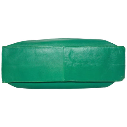 Chanel Green Jumbo XL Timeless Shopping Tote