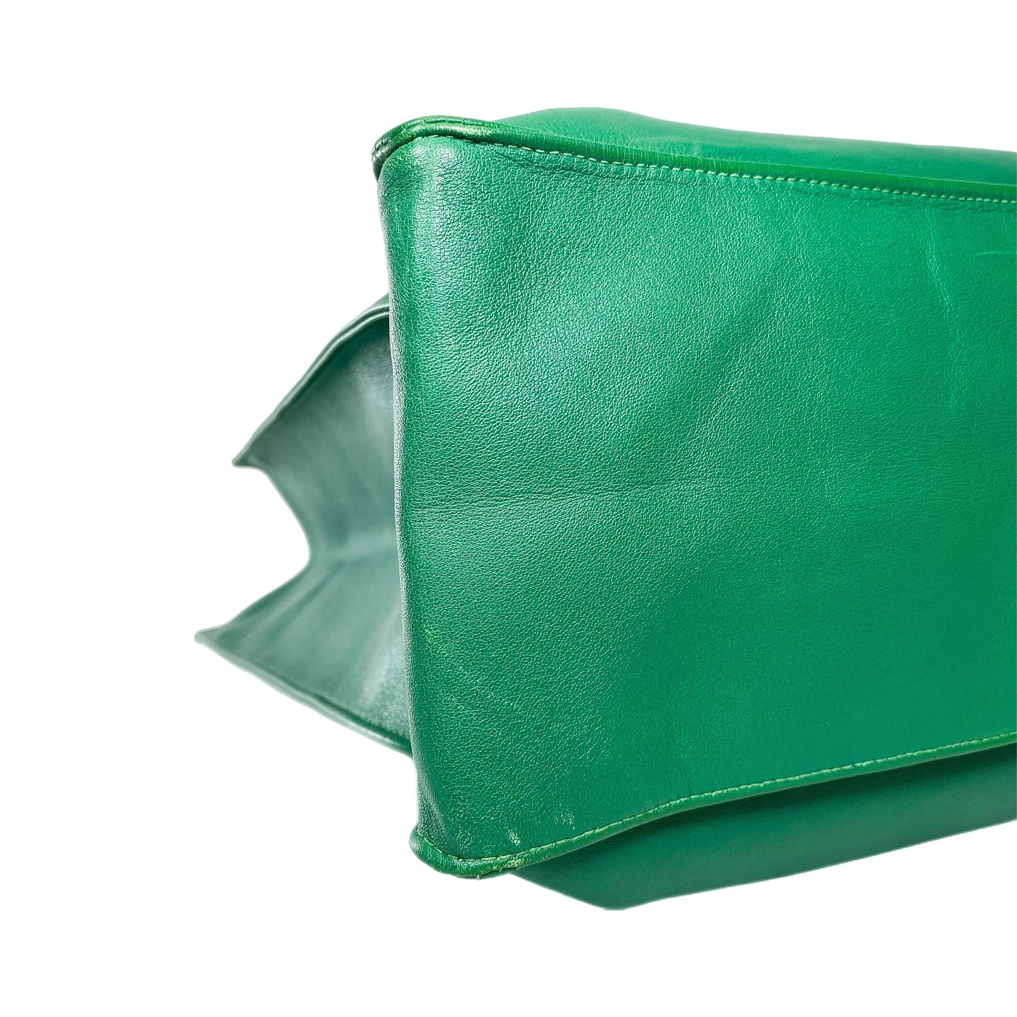 Chanel Green Jumbo XL Timeless Shopping Tote