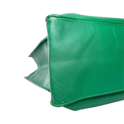 Chanel Green Jumbo XL Timeless Shopping Tote