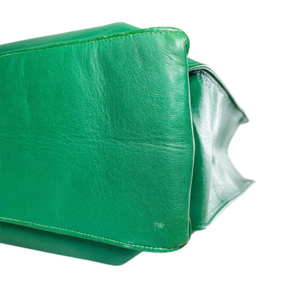 Chanel Green Jumbo XL Timeless Shopping Tote