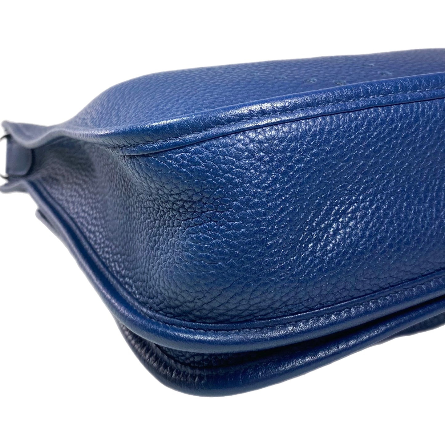 Hermes Evelyne PM Bleu Nuit Clemence Palladium Hardware