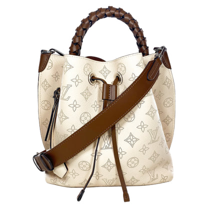 Louis Vuitton Cream Muria Mahina Bucket Bag