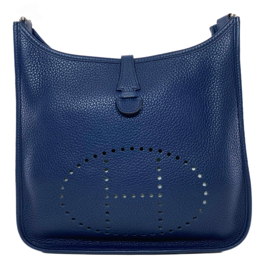 Hermes Evelyne PM Bleu Nuit Clemence Palladium Hardware