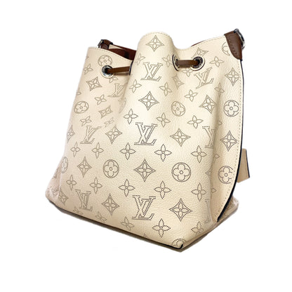 Louis Vuitton Cream Muria Mahina Bucket Bag