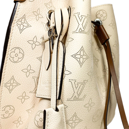 Louis Vuitton Cream Muria Mahina Bucket Bag