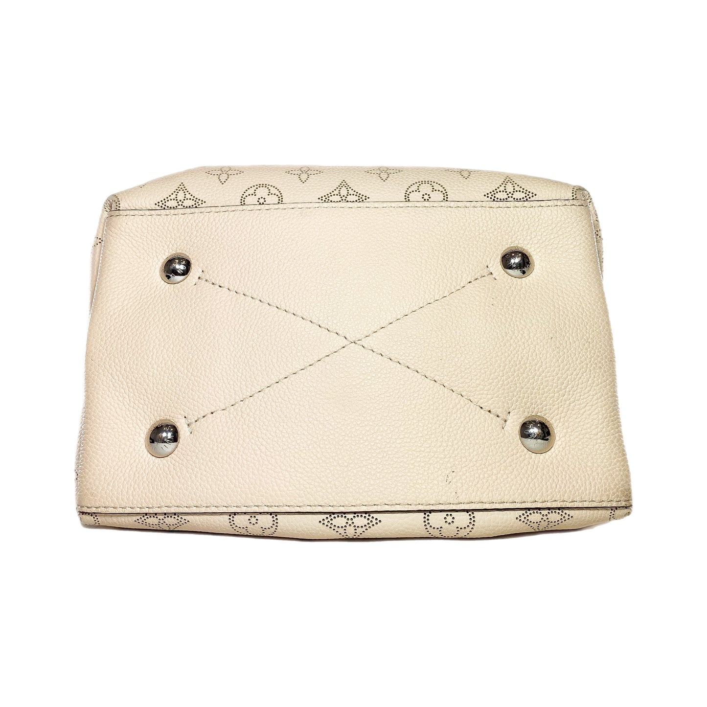 Louis Vuitton Cream Muria Mahina Bucket Bag