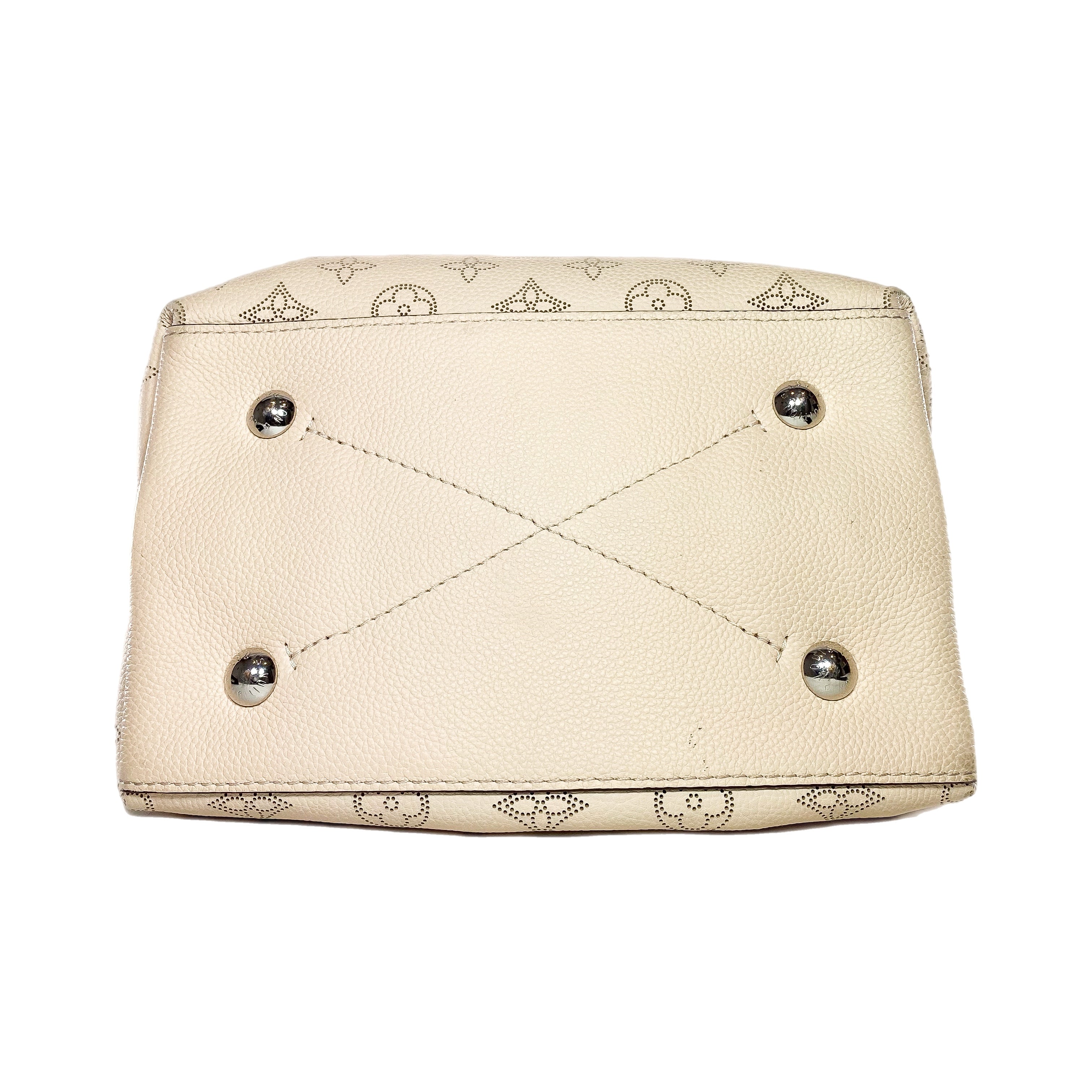 Louis Vuitton Cream Muria Mahina Bucket Bag
