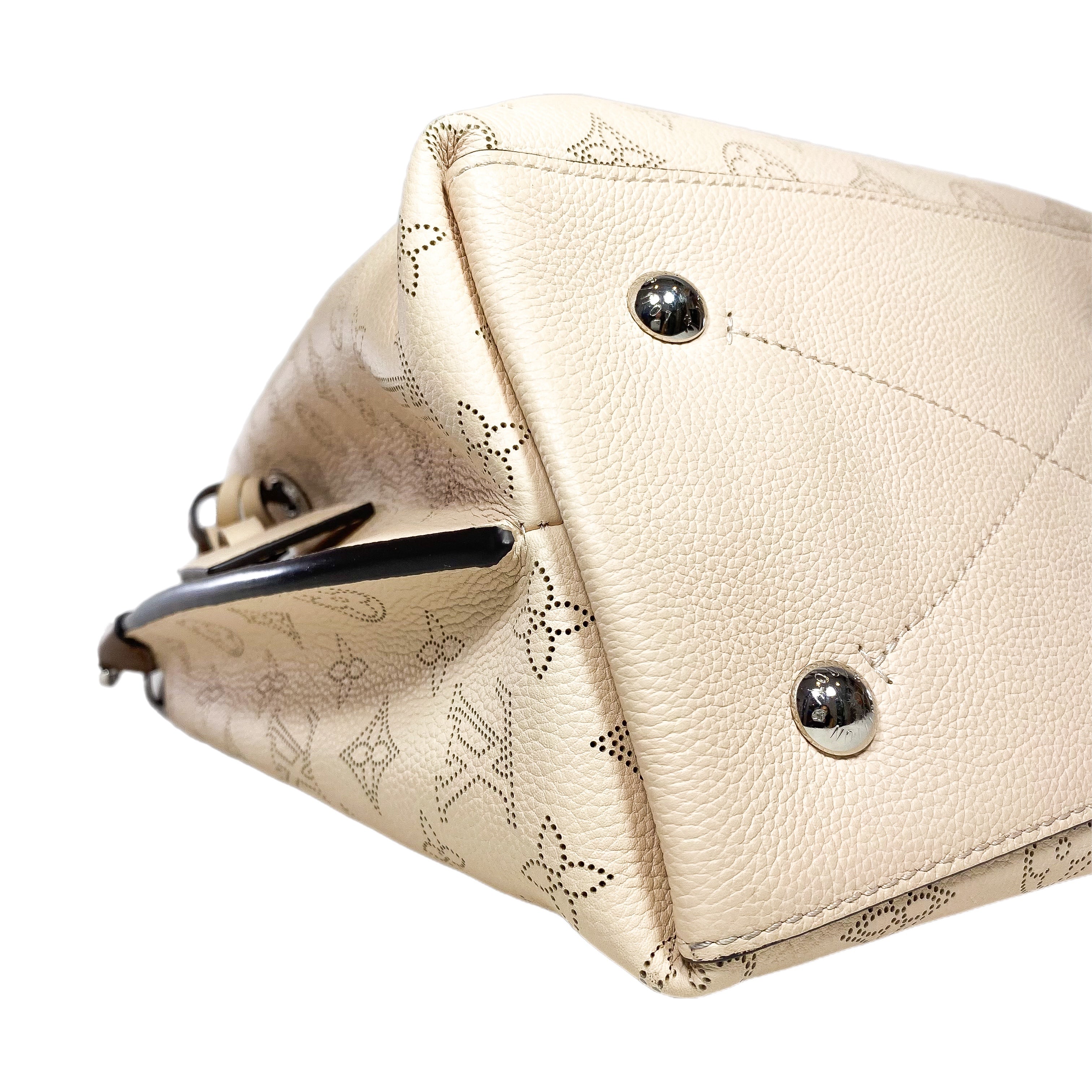 Louis Vuitton Cream Muria Mahina Bucket Bag