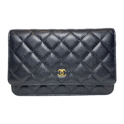 Chanel Black Caviar Wallet on Chain