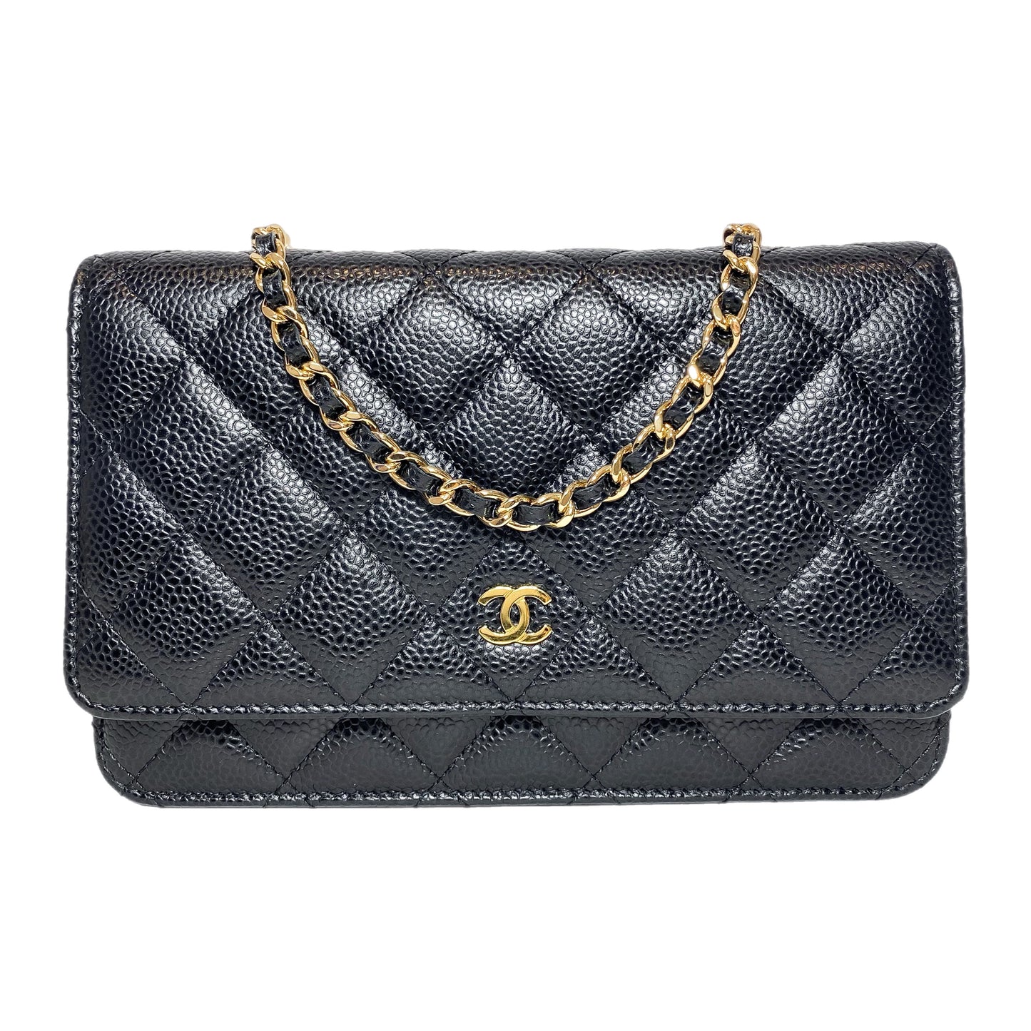 Chanel Black Caviar Wallet on Chain