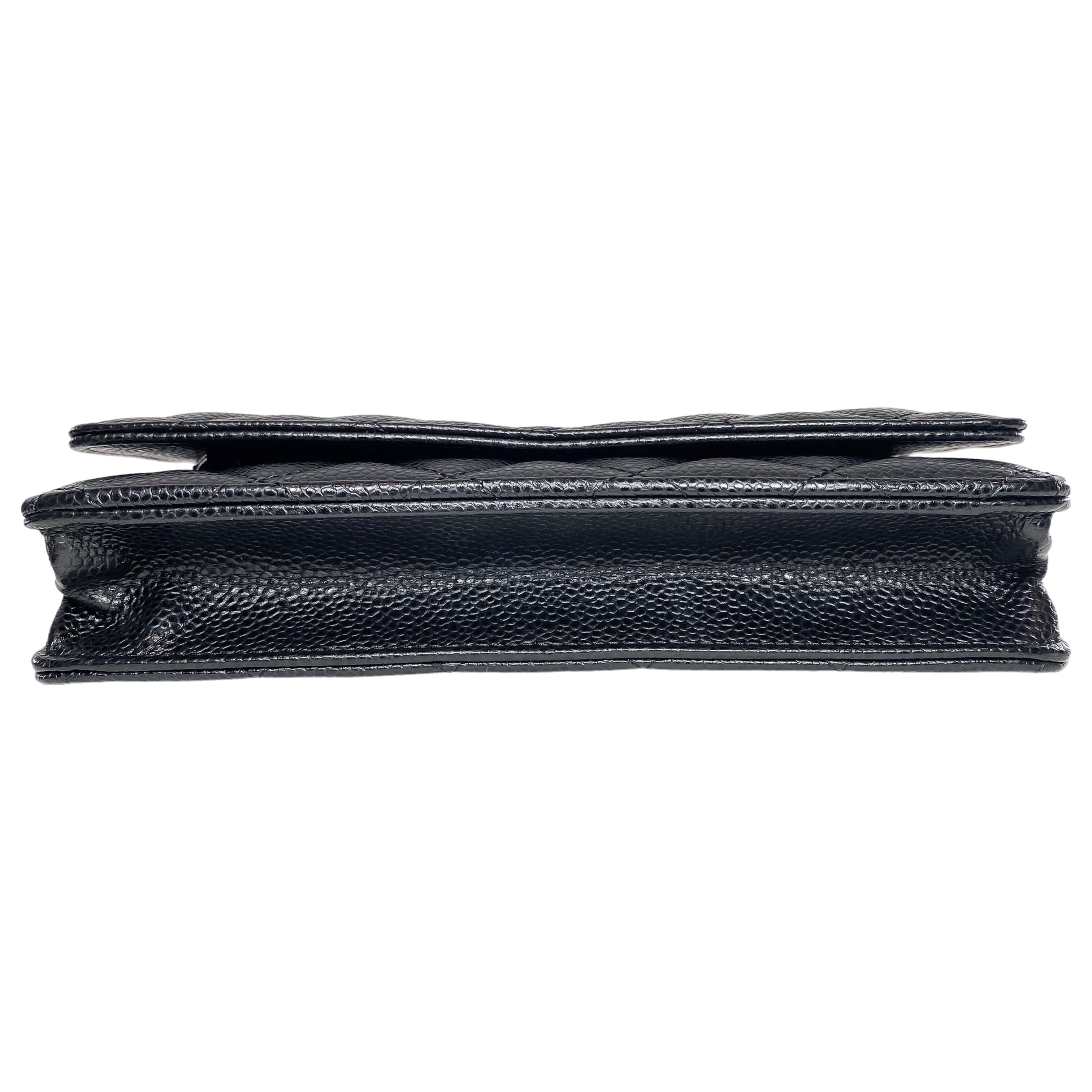 Chanel Black Caviar Wallet on Chain – Consign of the Times ™