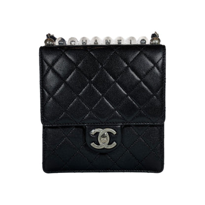 Chanel Chic Pearls Black Flap Bag