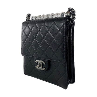 Chanel Chic Pearls Black Flap Bag