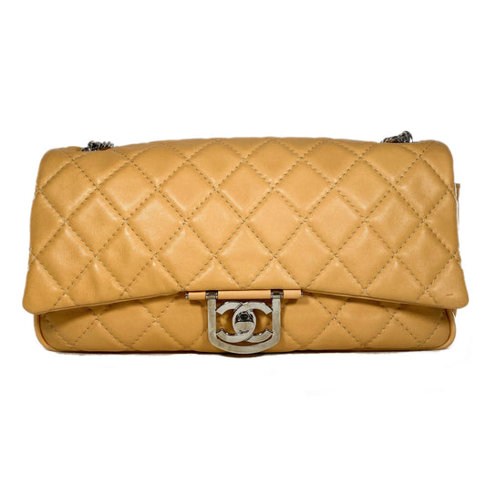 Chanel Beige Icons Secret Label Shoulder Bag