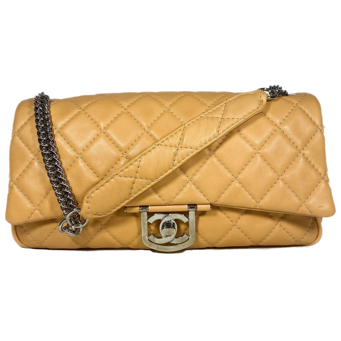 Chanel Beige Icons Secret Label Shoulder Bag