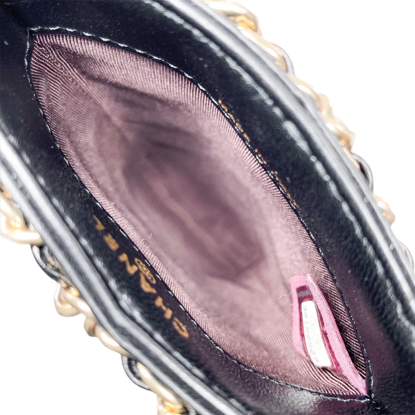 Chanel Black Tech Me Out Clutch with Chain