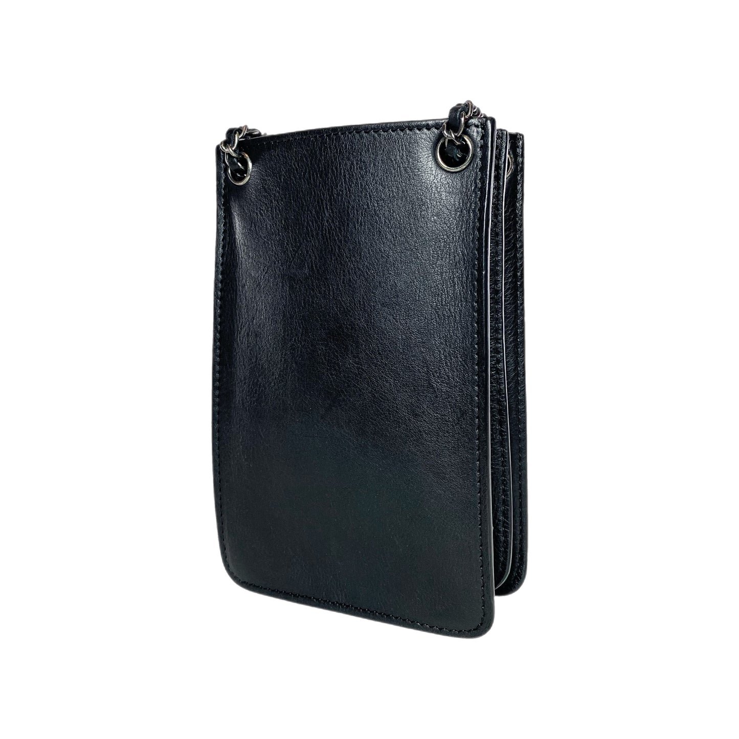 Chanel Black CC Phone Holder Crossbody