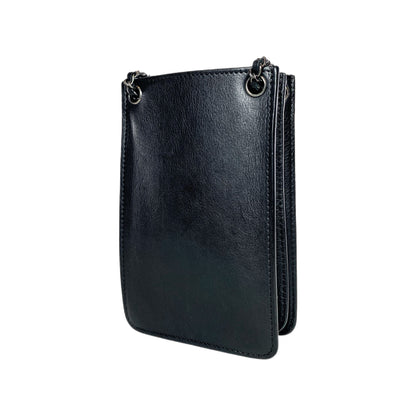 Chanel Black CC Phone Holder Crossbody