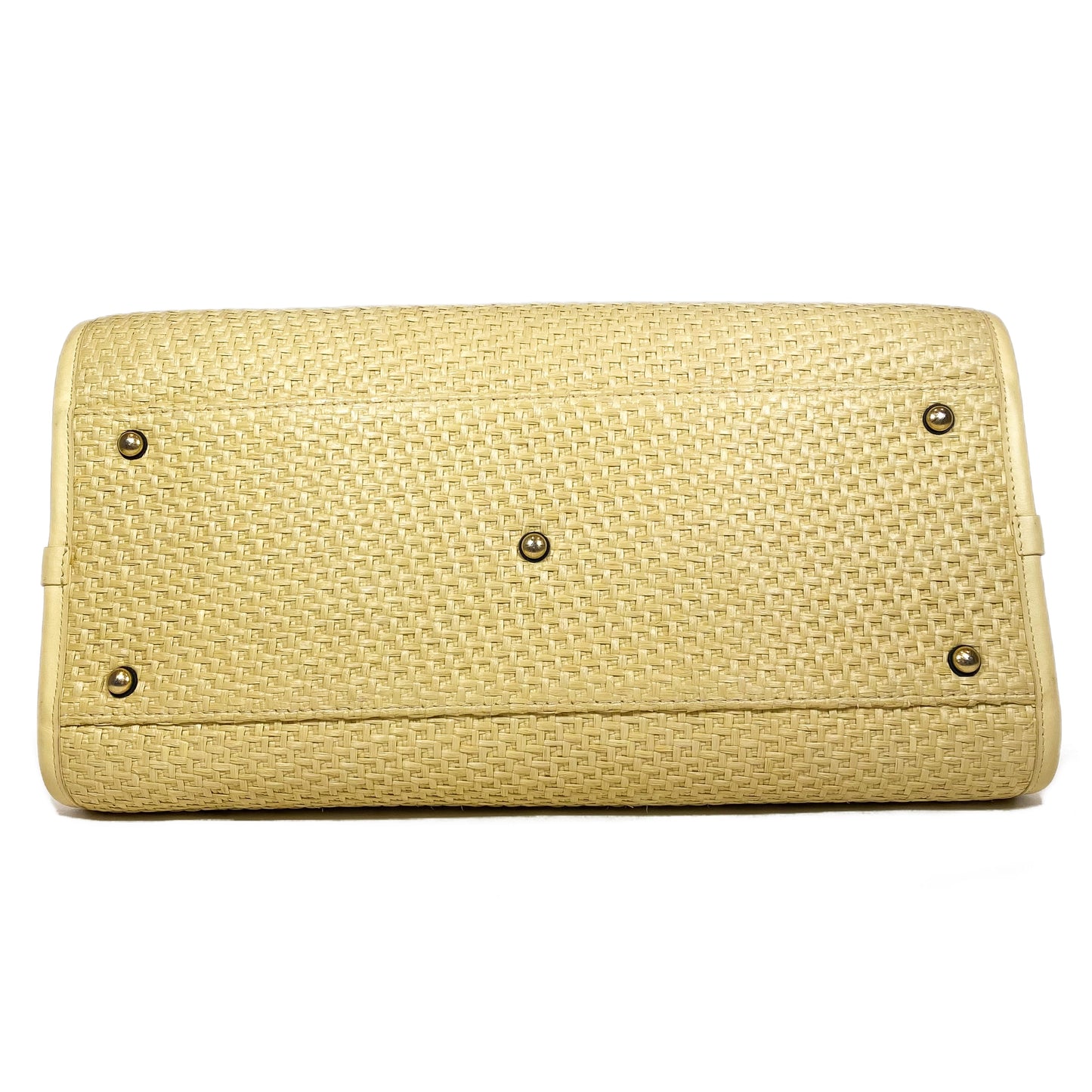 Chanel Large Beige Raffia Deauville