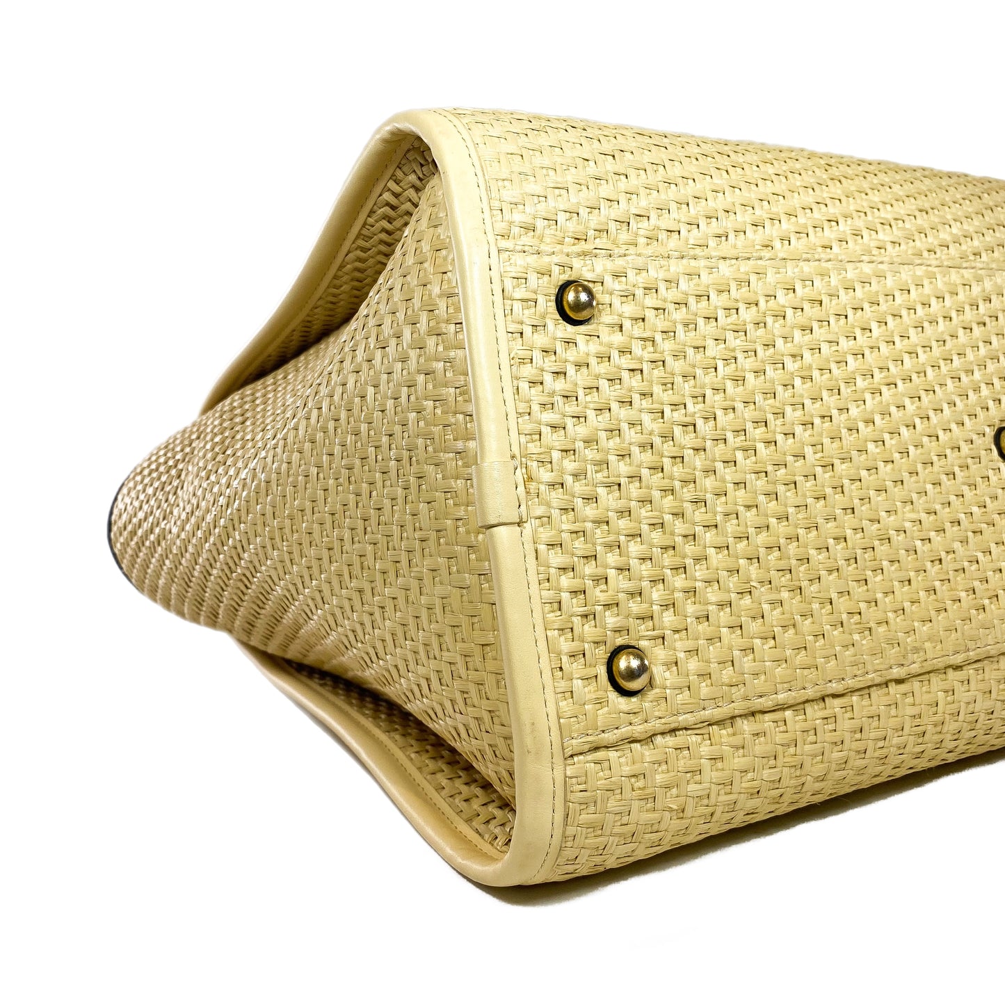 Chanel Large Beige Raffia Deauville