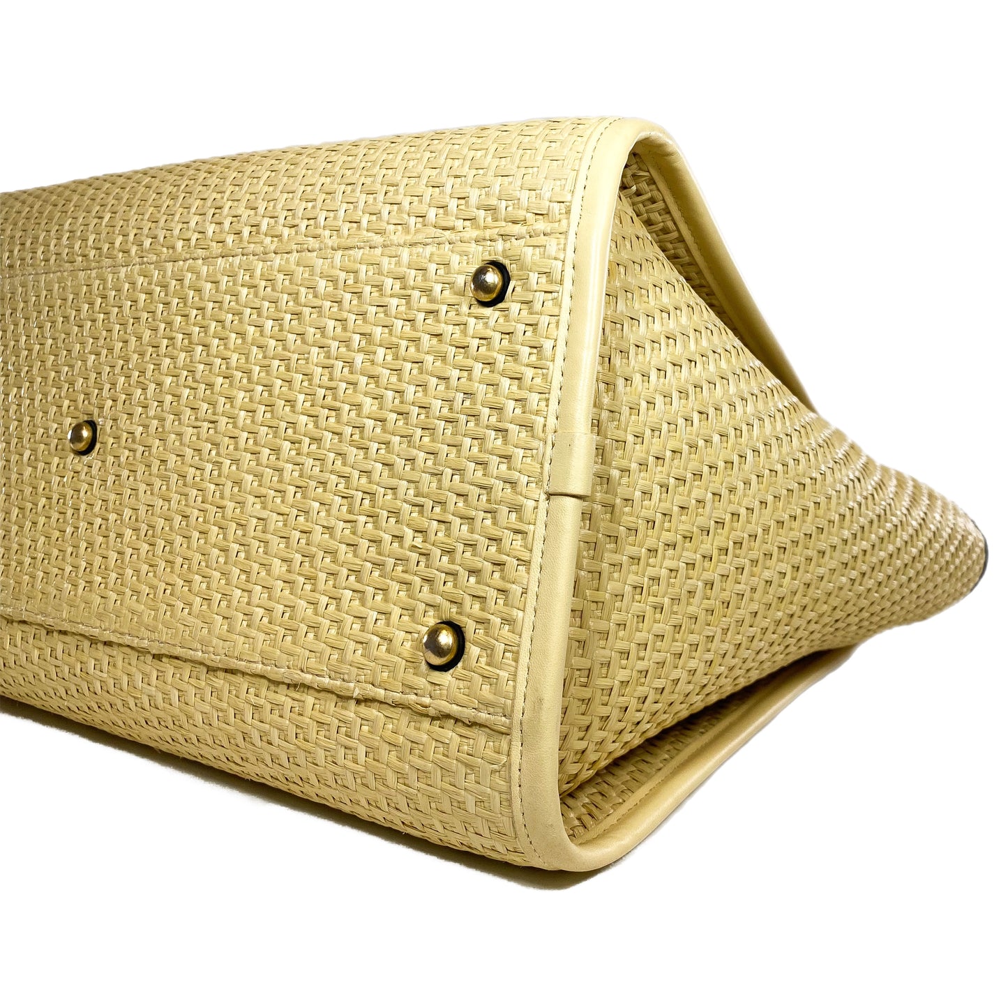 Chanel Large Beige Raffia Deauville