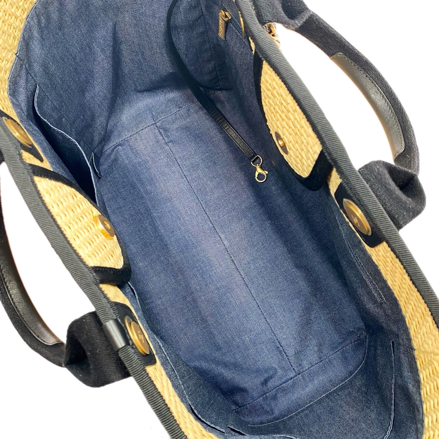 Chanel Large Beige Raffia Deauville