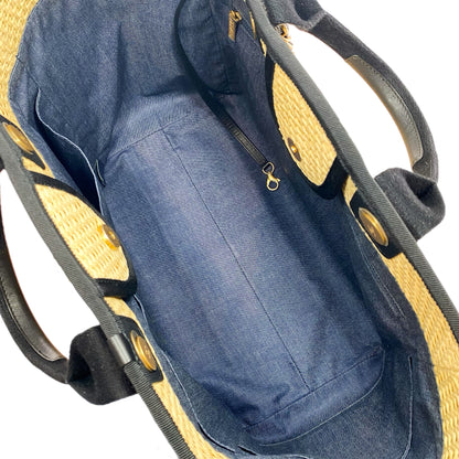 Chanel Large Beige Raffia Deauville