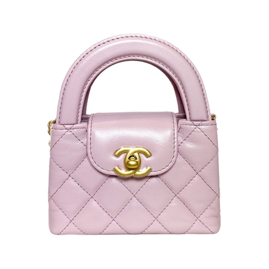 Chanel Lilac Mini Nano Kelly Top Handle