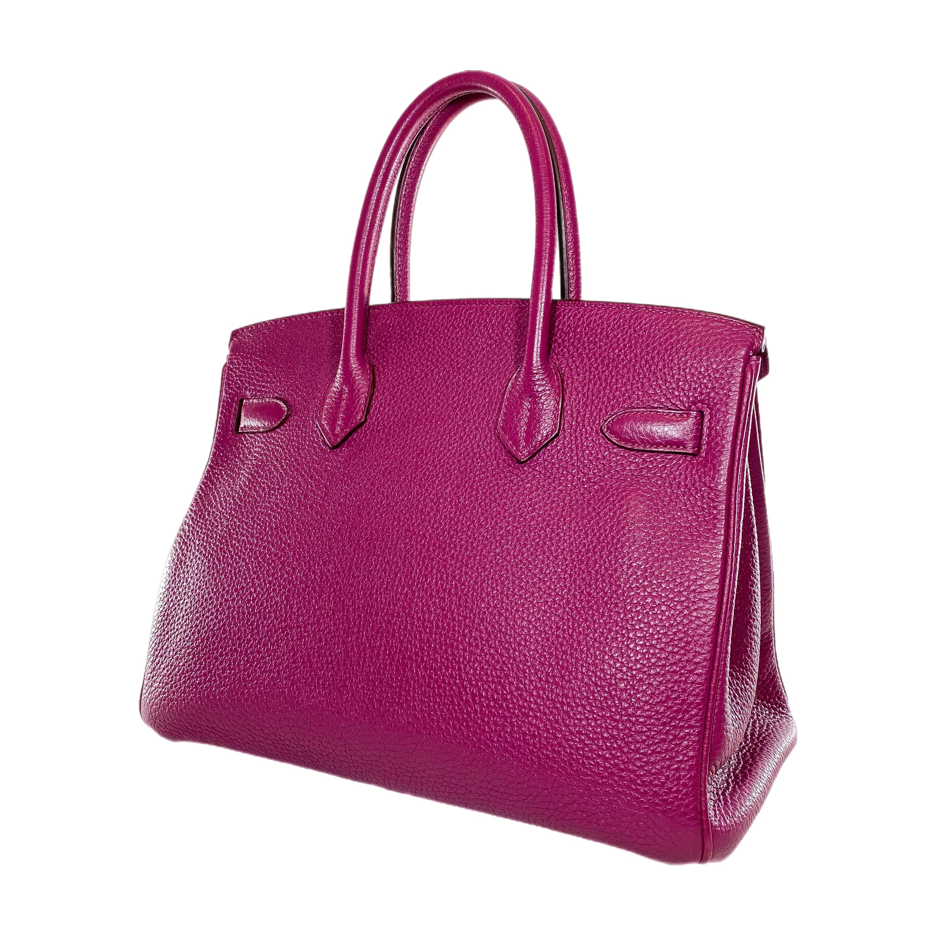Hermes Birkin 30 Tosca Clemence Gold Hardware