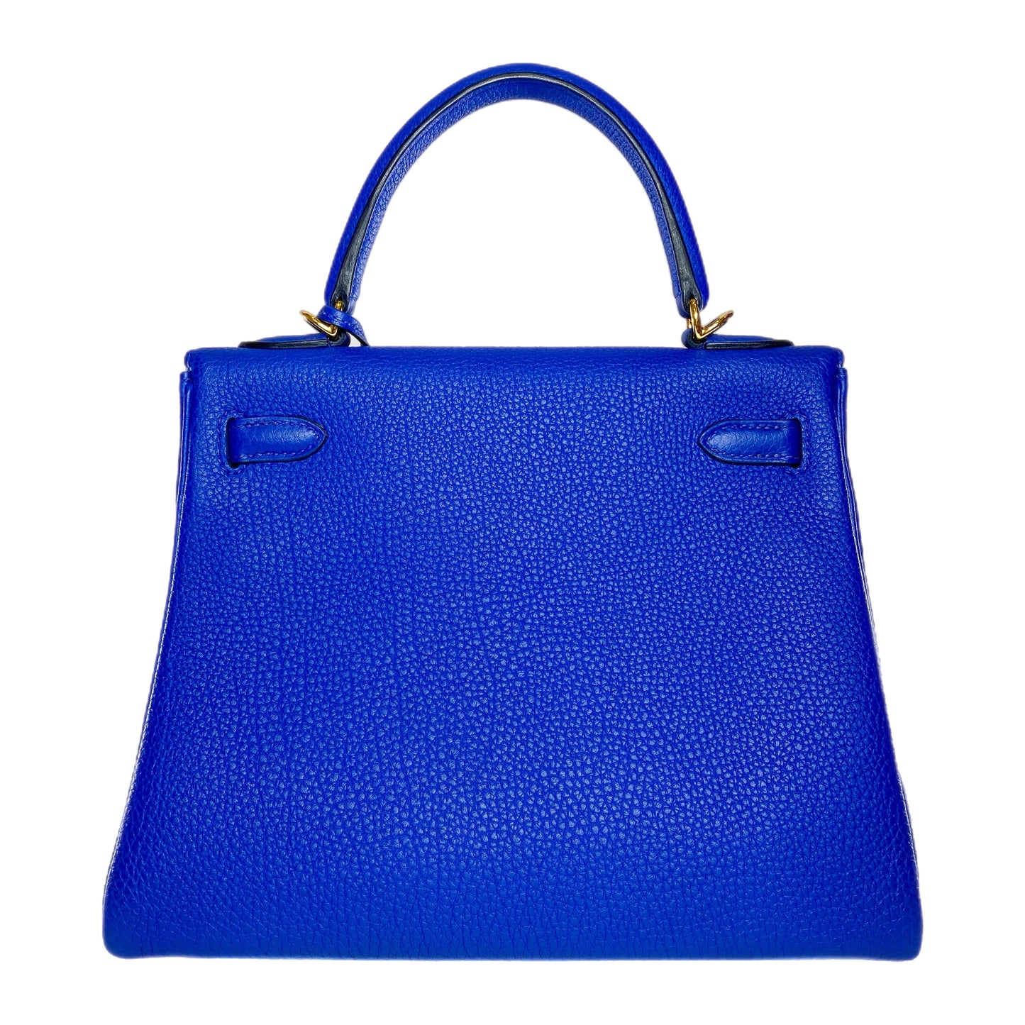 Hermes Kelly 25 Bleu Royal Togo Gold Hardware