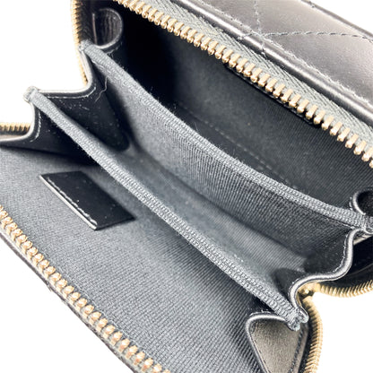 Chanel Black Quilted Mini Lacquered Chain Clutch