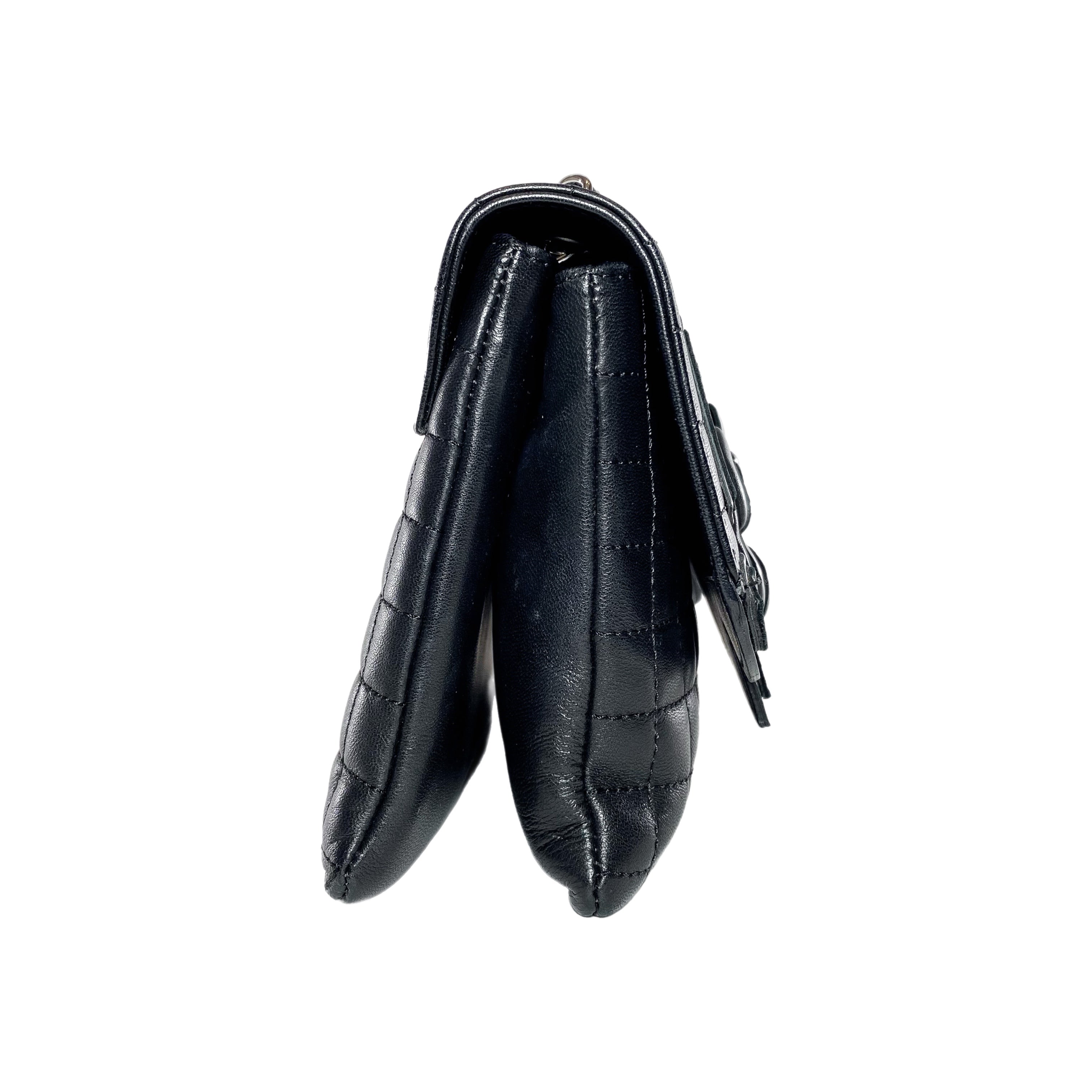 Chanel Black No. 5 Camellia Flap Bag