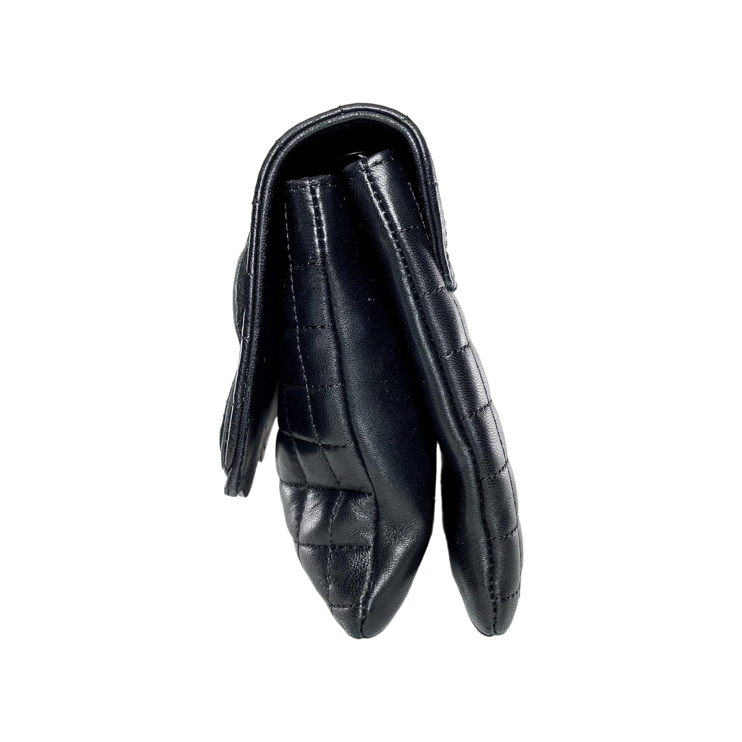 Chanel Black No. 5 Camellia Flap Bag