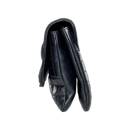 Chanel Black No. 5 Camellia Flap Bag